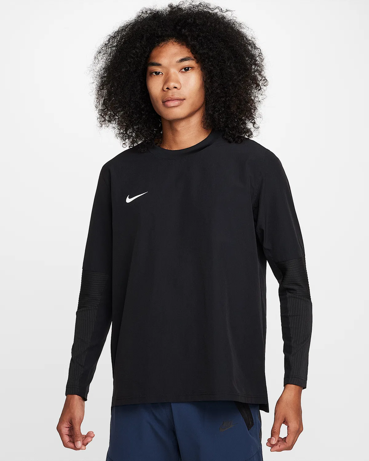 Мужская футболка Dri-FIT с круглым вырезом Nike Player, Black/White