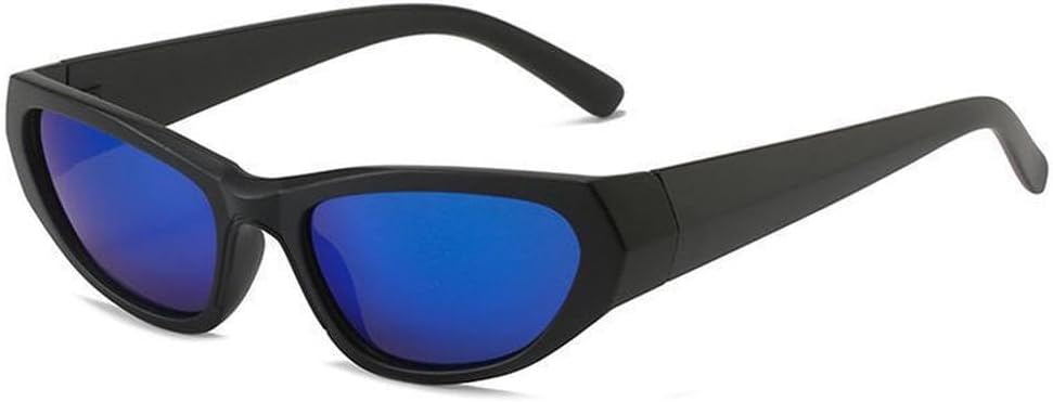 

Эстетические солнцезащитные очки для мужчин, для езды на велосипеде, занятий спортом, женские солнцезащитные очки в винтажном стиле, модные панк-очки HYYZZC, D2-blue Film