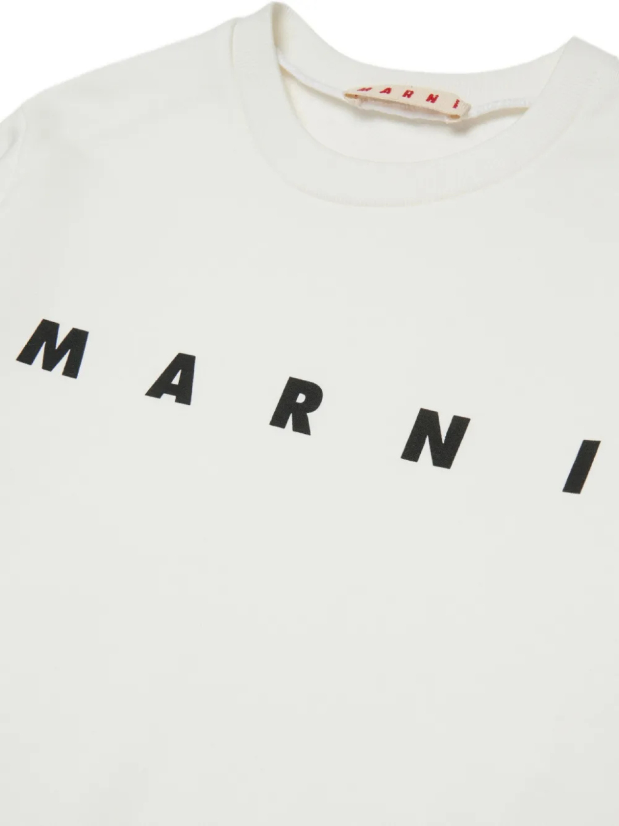 Детская хлопковая толстовка Marni Kids, белый — фото 4