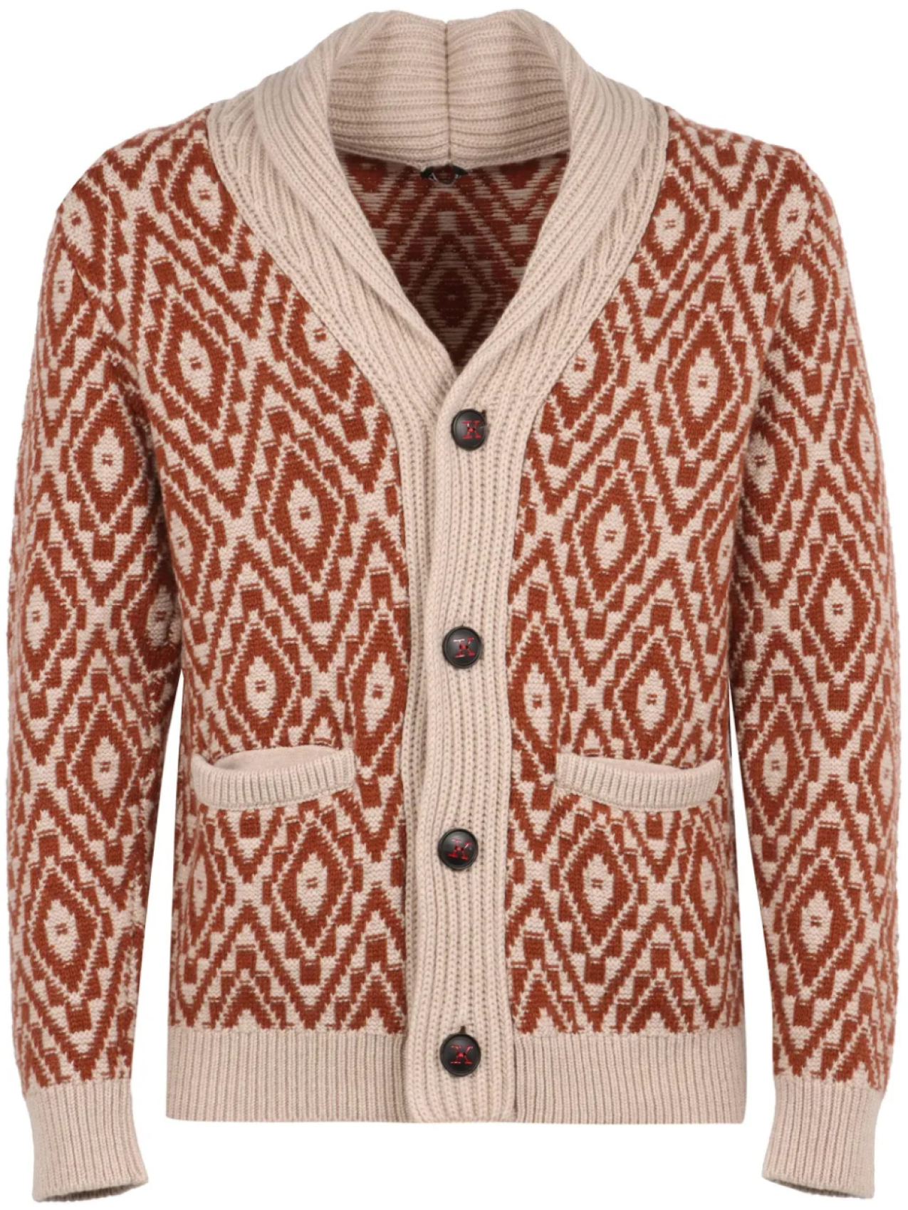 

Kiton кашемировый кардиган, нейтральный