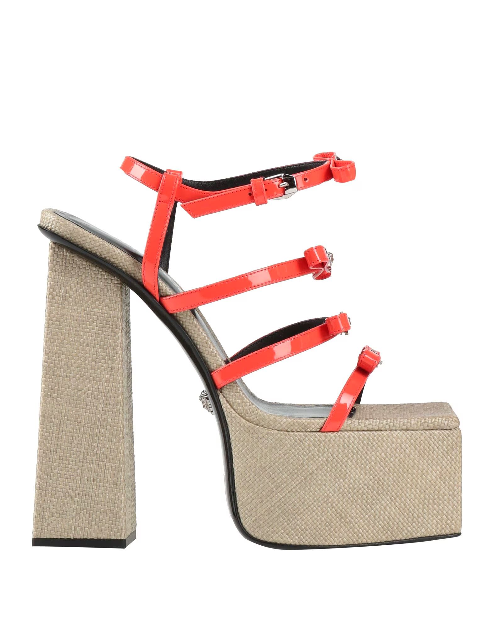 Сандалии Versace, коралловый