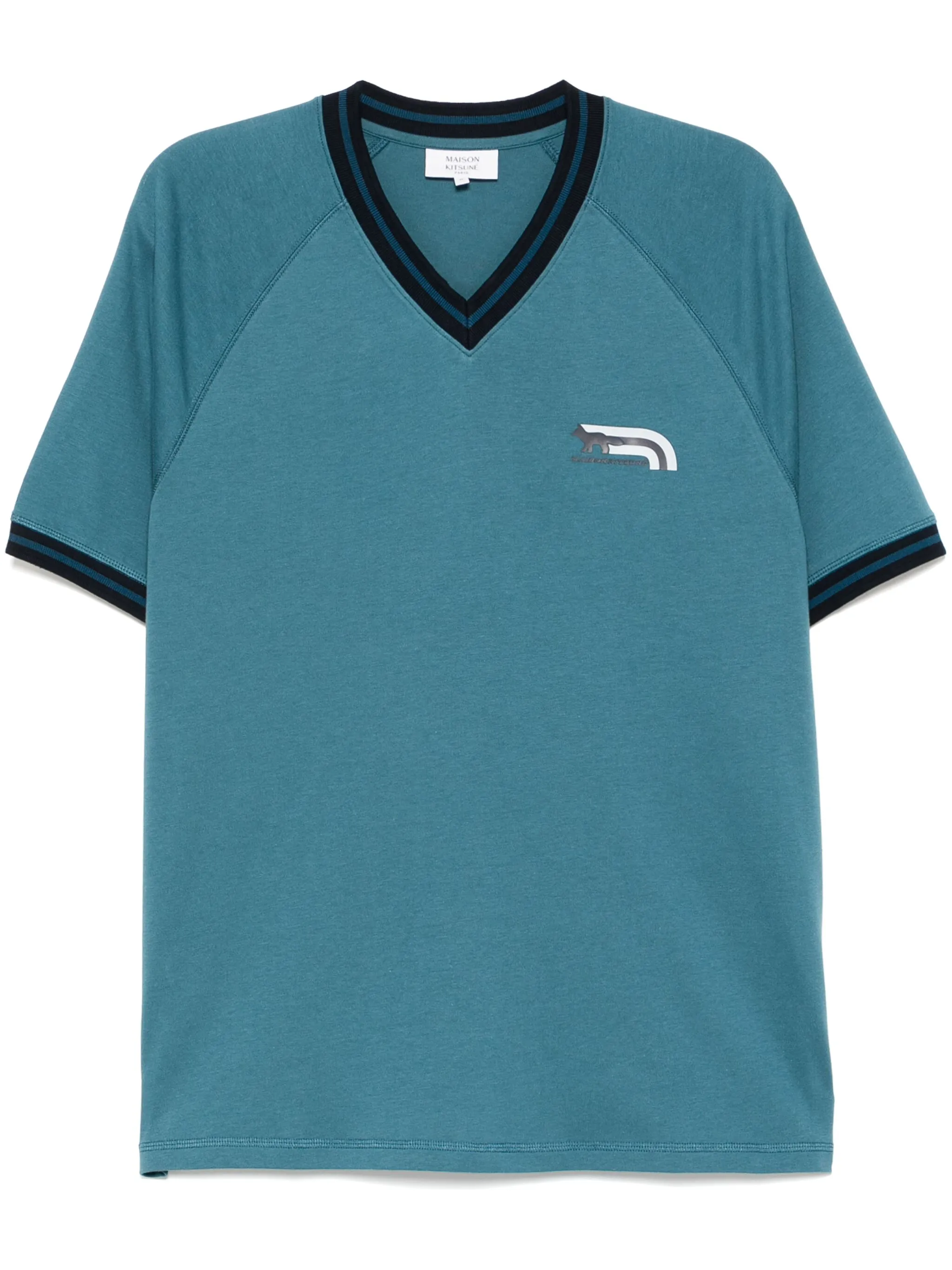 

Футболка Flash Fox Maison Kitsuné, синий
