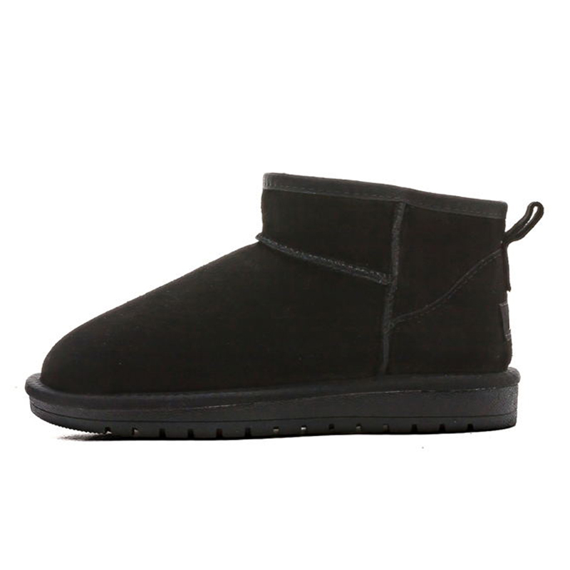 

WARRIOR Унисекс короткие зимние ботинки каштан - 0038 черный, цвет 0038 Black