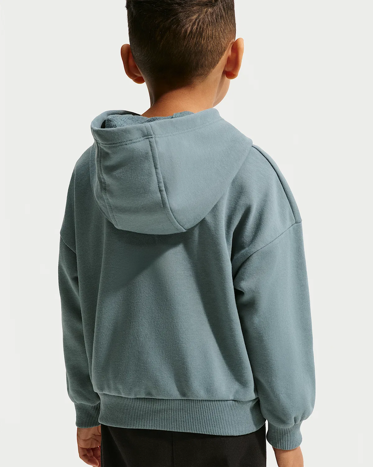 Детский комплект из 2 предметов: оверсайз-свитшот Nike Sportswear In The Zone из французского футера, Black — фото 3