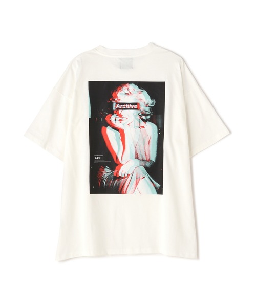 

Футболка с коротким рукавом, принт Monroe A4A, белый