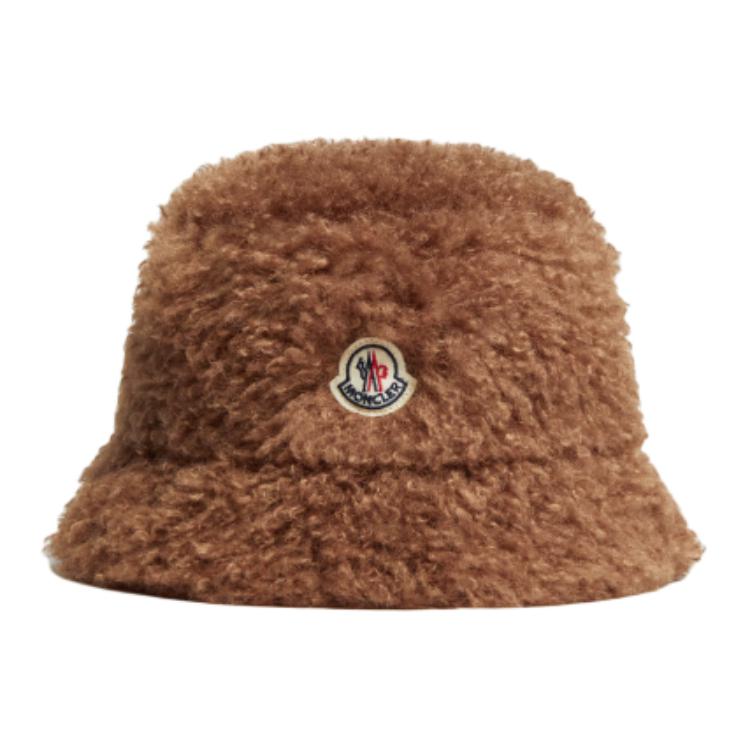 

Кепка-ведро с логотипом Teddy Moncler, коричневый