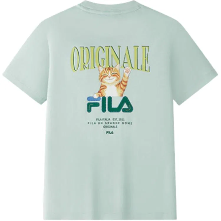 Футболка с круглым вырезом Moderate FILA KIDS, Dream Green - TQ — фото 3