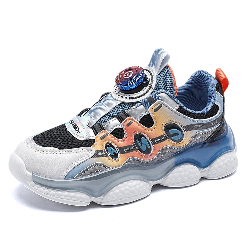 

Прочные дышащие низкие повседневные кроссовки для детей FIRS Kids, синий