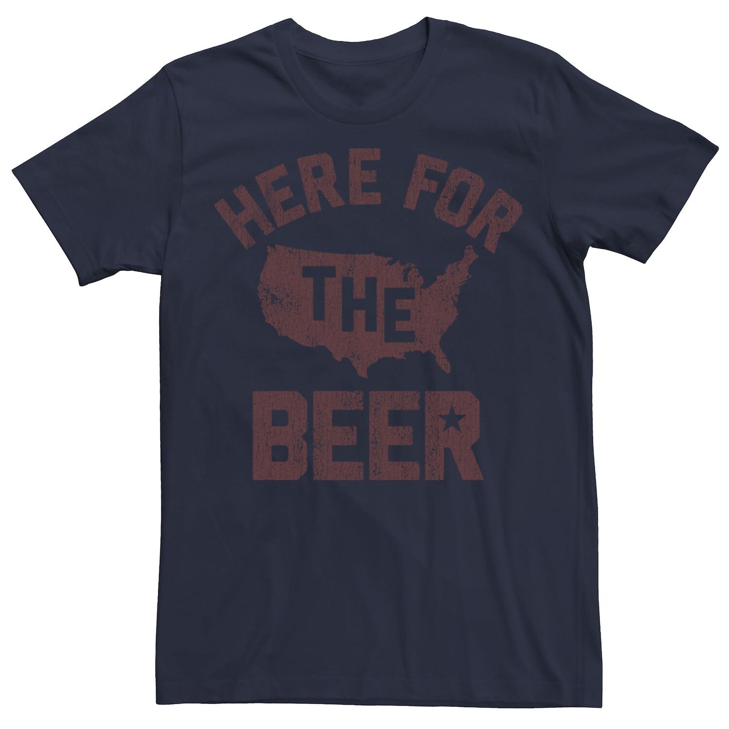 

Мужская футболка с надписью For The Beer Alcohol Licensed Character