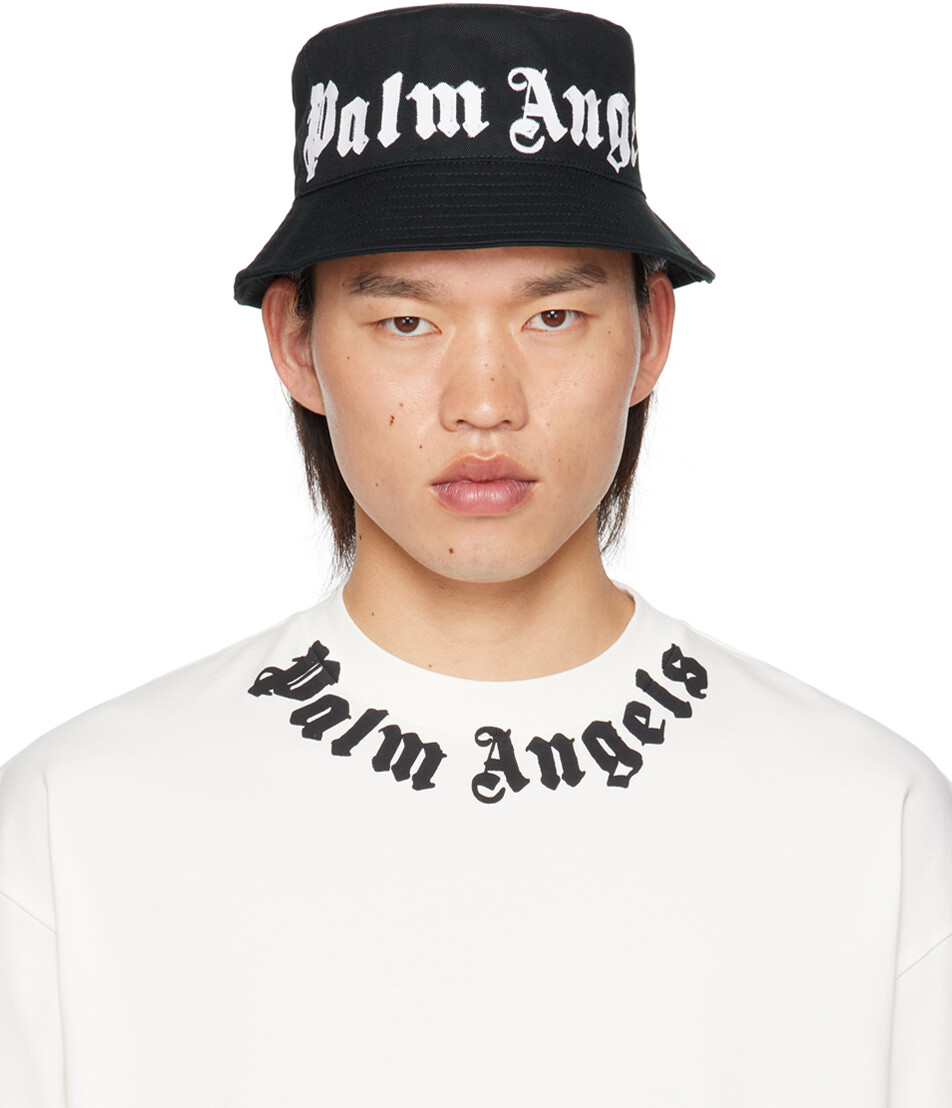 

Черная панама с логотипом Palm Angels