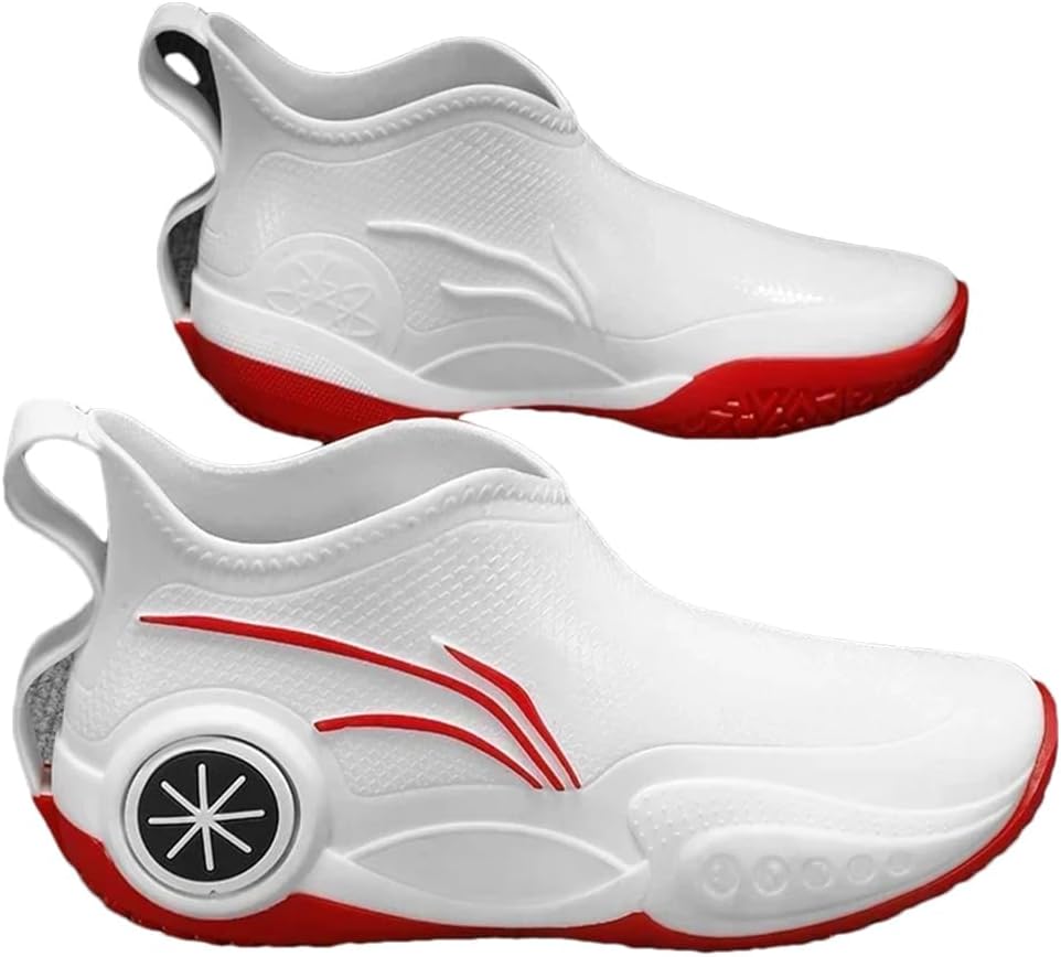 

Мужские и женские модные резиновые сапоги, дождевые сапоги, противоскользящие сапоги для улицы, противоскользящие рыболовные ботинки Wjnvfioo, красный