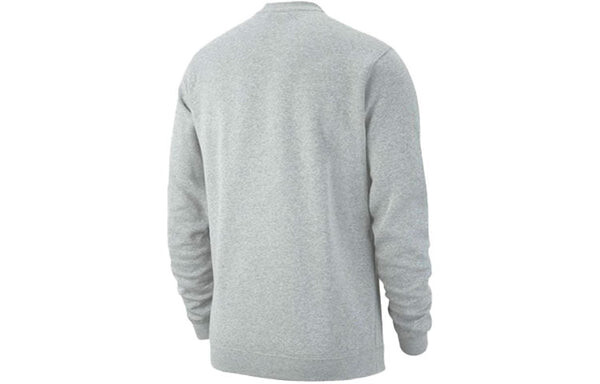 Футболка club crew polar fleece sweatshirts 'grey' Nike, серый — фото 3