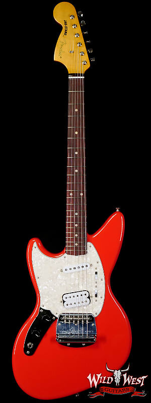 

Электрогитара Fender Kurt Cobain Jag-Stang Rosewood Fingerboard Fiesta Red Left-Hand Lefty