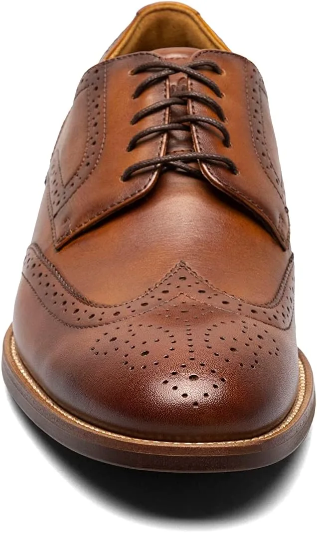 Мужские оксфордские туфли Florsheim Rubano с перфорацией, коньячный — фото 2