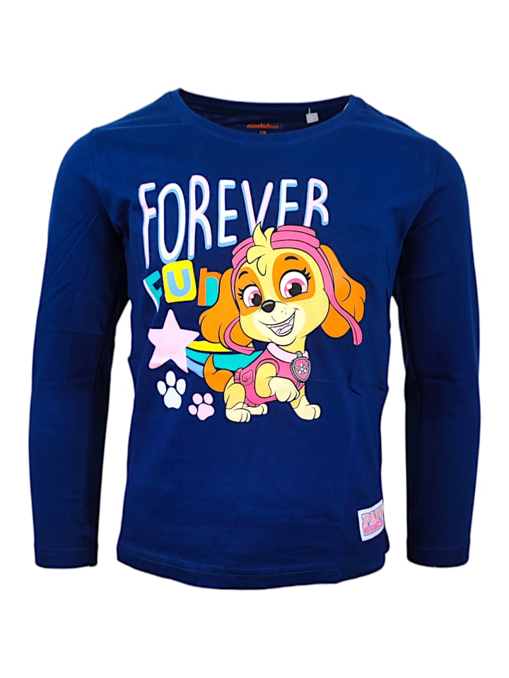 

Рубашка с длинным рукавом Paw Patrol, темно-синий