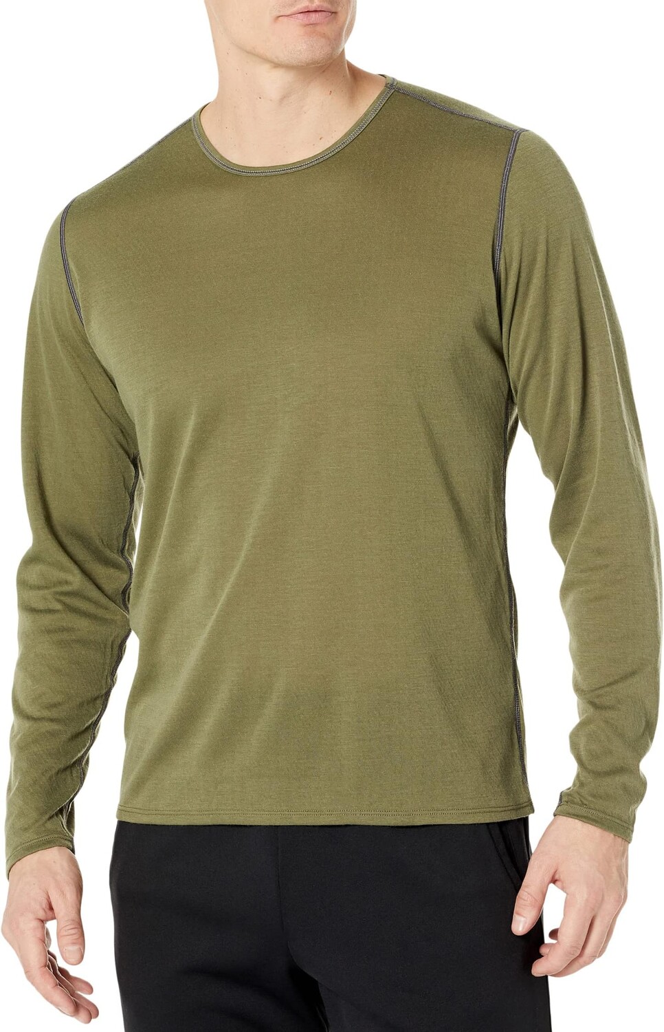 

Двухслойный круглый вырез Hot Chillys, цвет OD Green