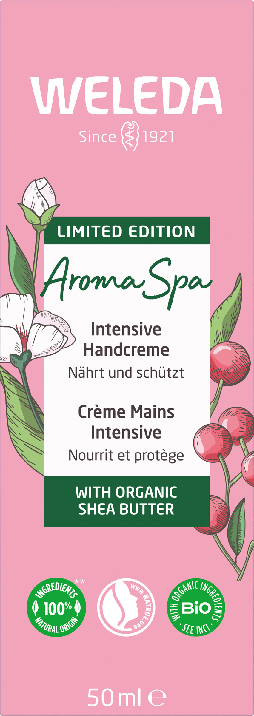 

Крем для рук Weleda Aroma Spa Intensive Handcreme