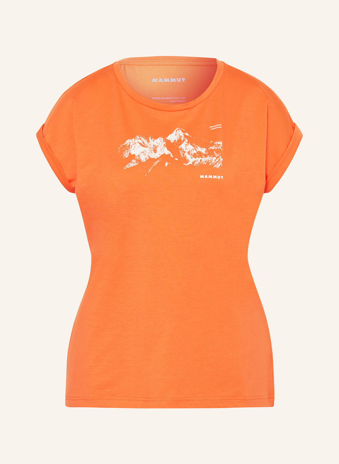 

Футболка гора MAMMUT, оранжевый