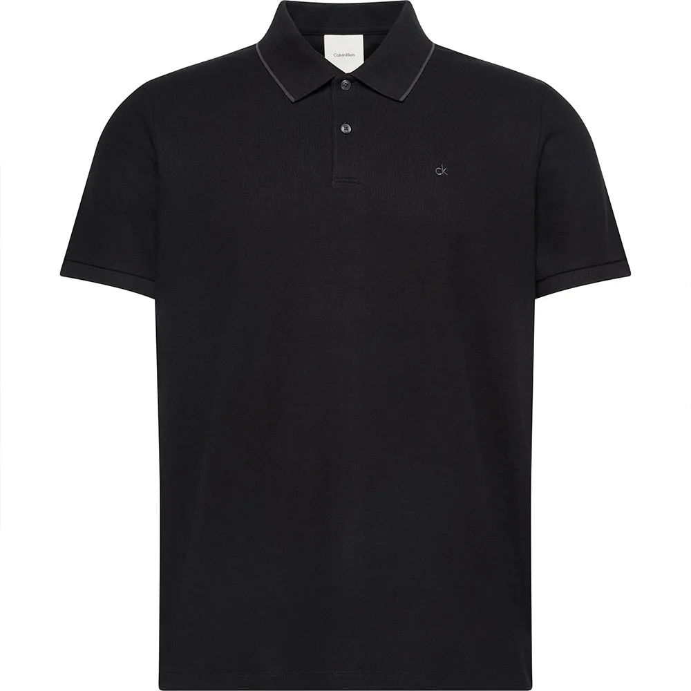 

Поло с коротким рукавом Calvin Klein Pique Classic, черный