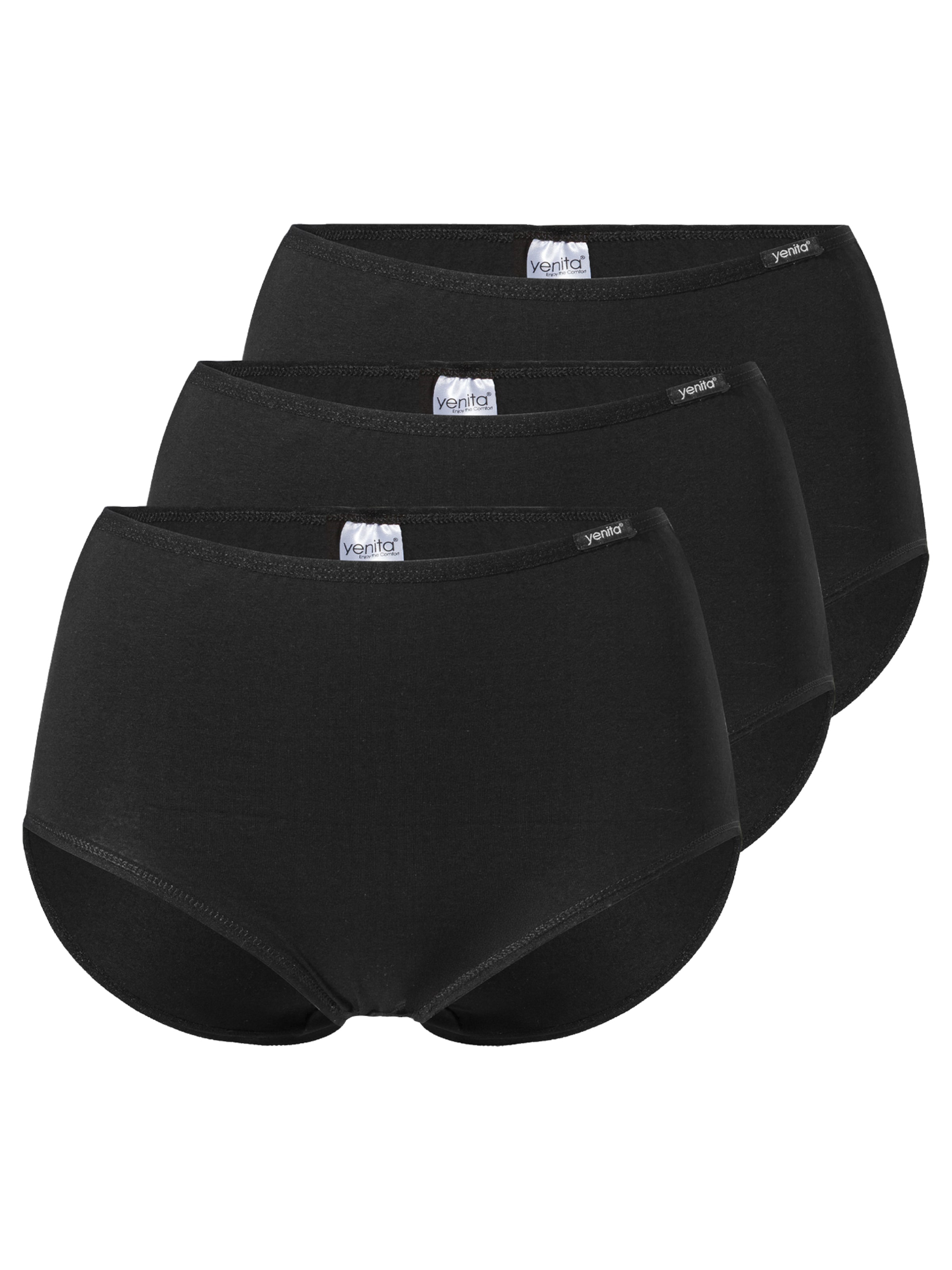 

Yenita Трусы Boyshorts 'Modern' в черном цвете