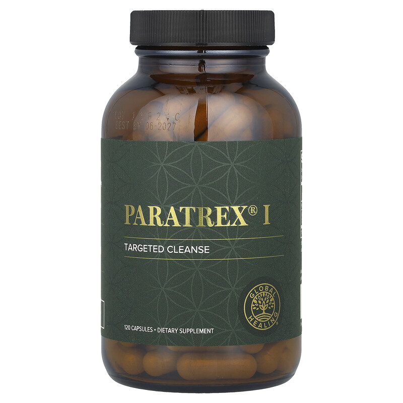 

Global Healing, Paratrex I, целенаправленное очищение, 120 капсул