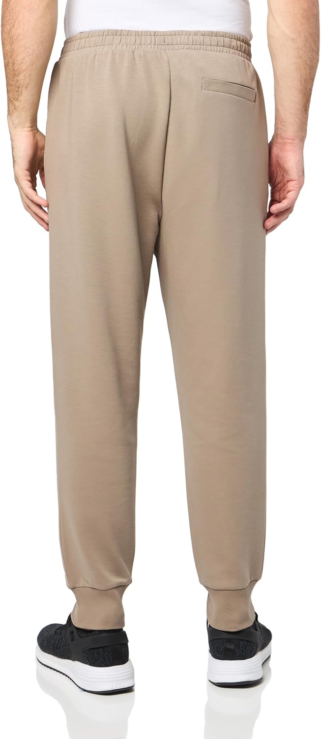 BOSS Мужские тоновые хлопковые спортивные штаны Regular Fit, Brindle Taupe — фото 2