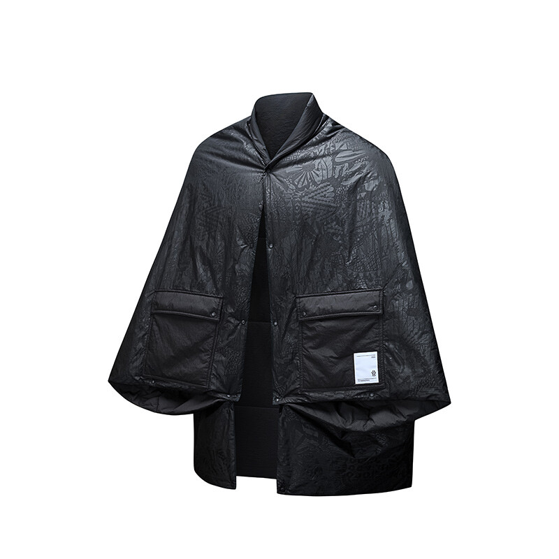 

Life Collection Стеганая куртка унисекс дымчато-черно-серый Anta