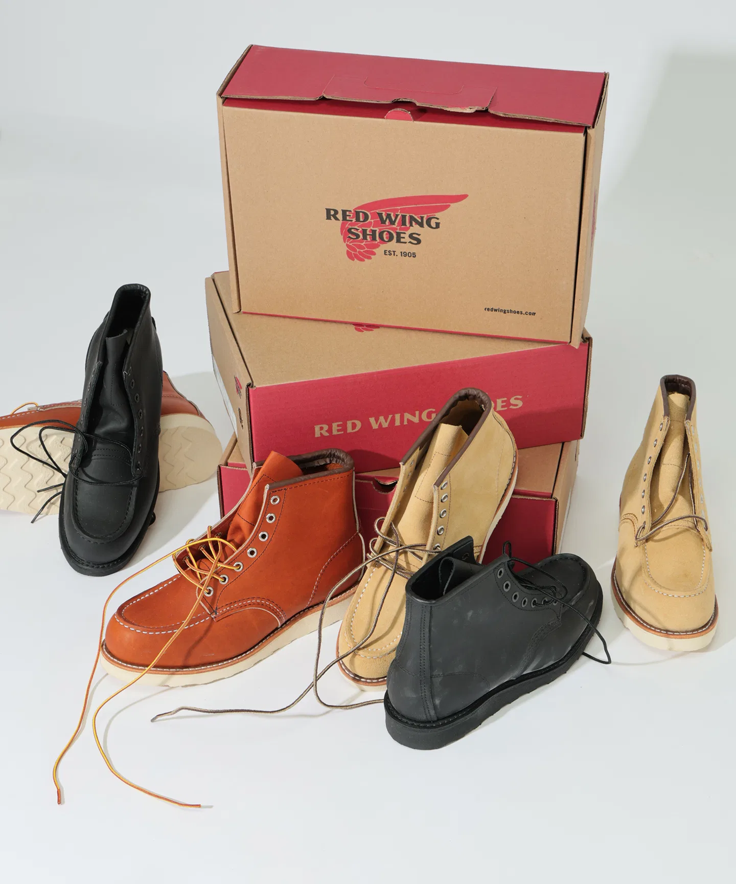 Мужские ботинки RED WING 6" Classic Moc #0875 — фото 2