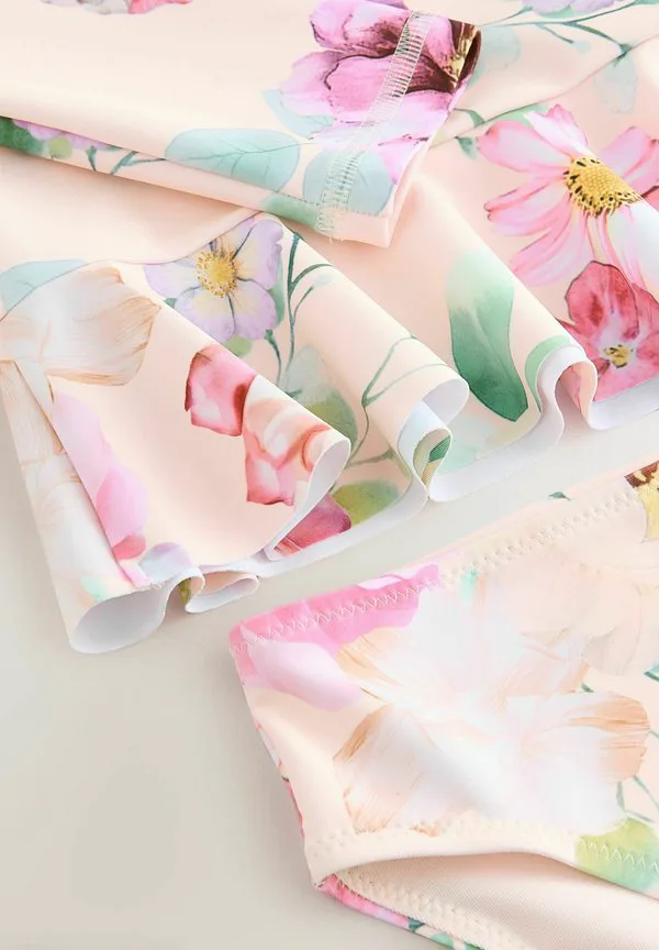 Купальник стандартного кроя Next, Pink Floral Print — фото 3