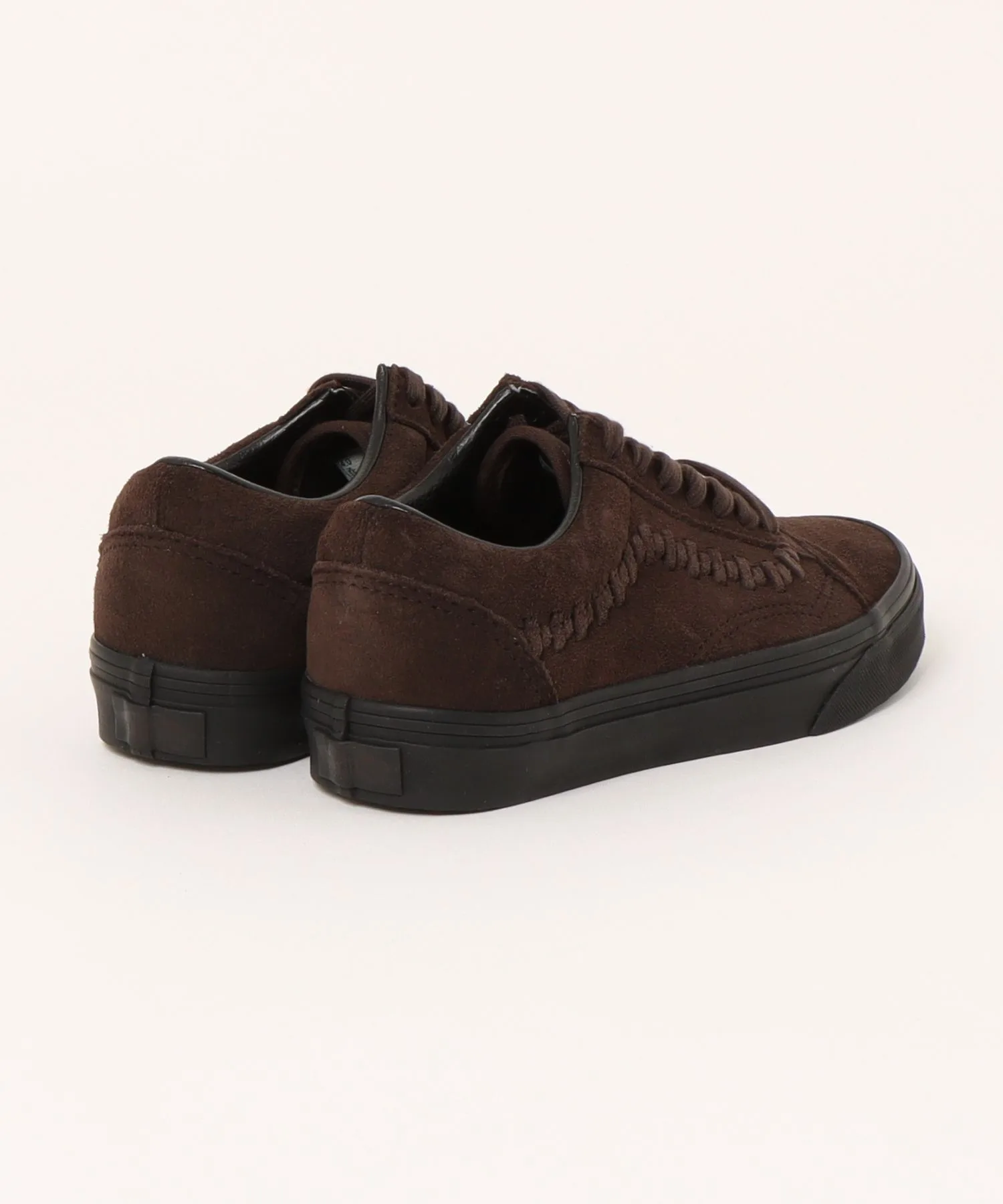 Мужские кроссовки из натуральной кожи VANS OLD SKOOL VN000D9YY49 коричневые — фото 2
