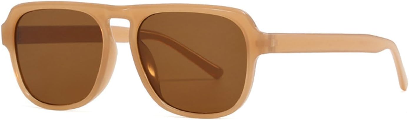 

Ретро-солнцезащитные очки квадратной формы для женщин, модные градиентные очки с защитой от УФ-излучения UV400, панк-очки для вождения, очки в стиле 70-х, 80-х, 90-х mincl, Tea