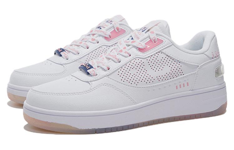 Кеды (WMNS) Li-Ning Classic Skateboarding x Disney 'White Pink Daisy', белый — фото 3