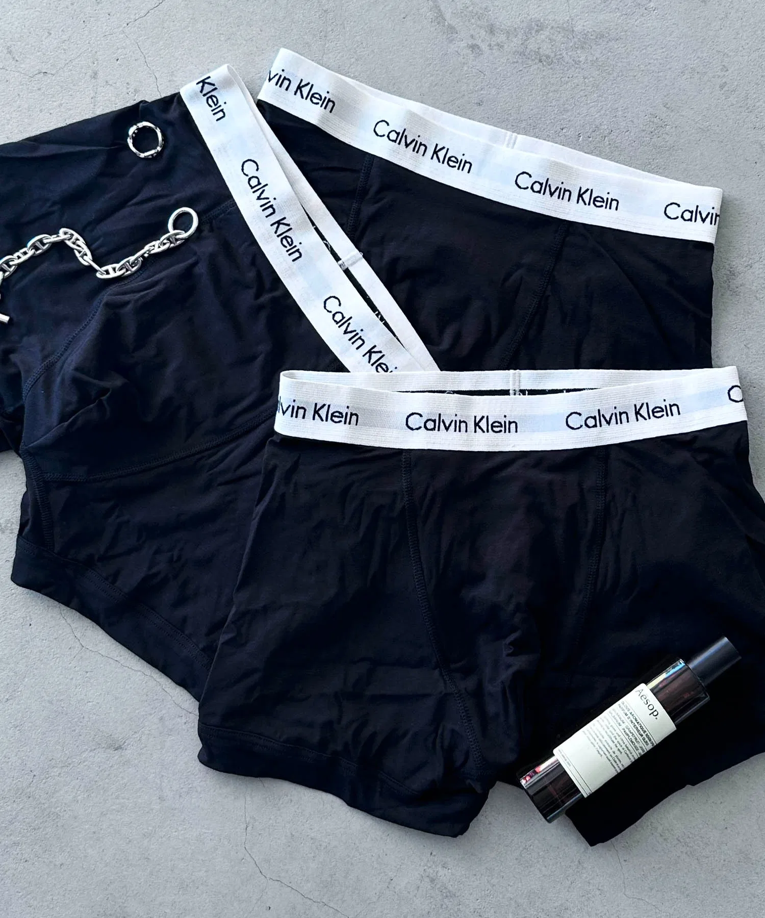 【Calvin Klein】Хлопковые эластичные боксеры, комплект из 3 штук U2662G — фото 2
