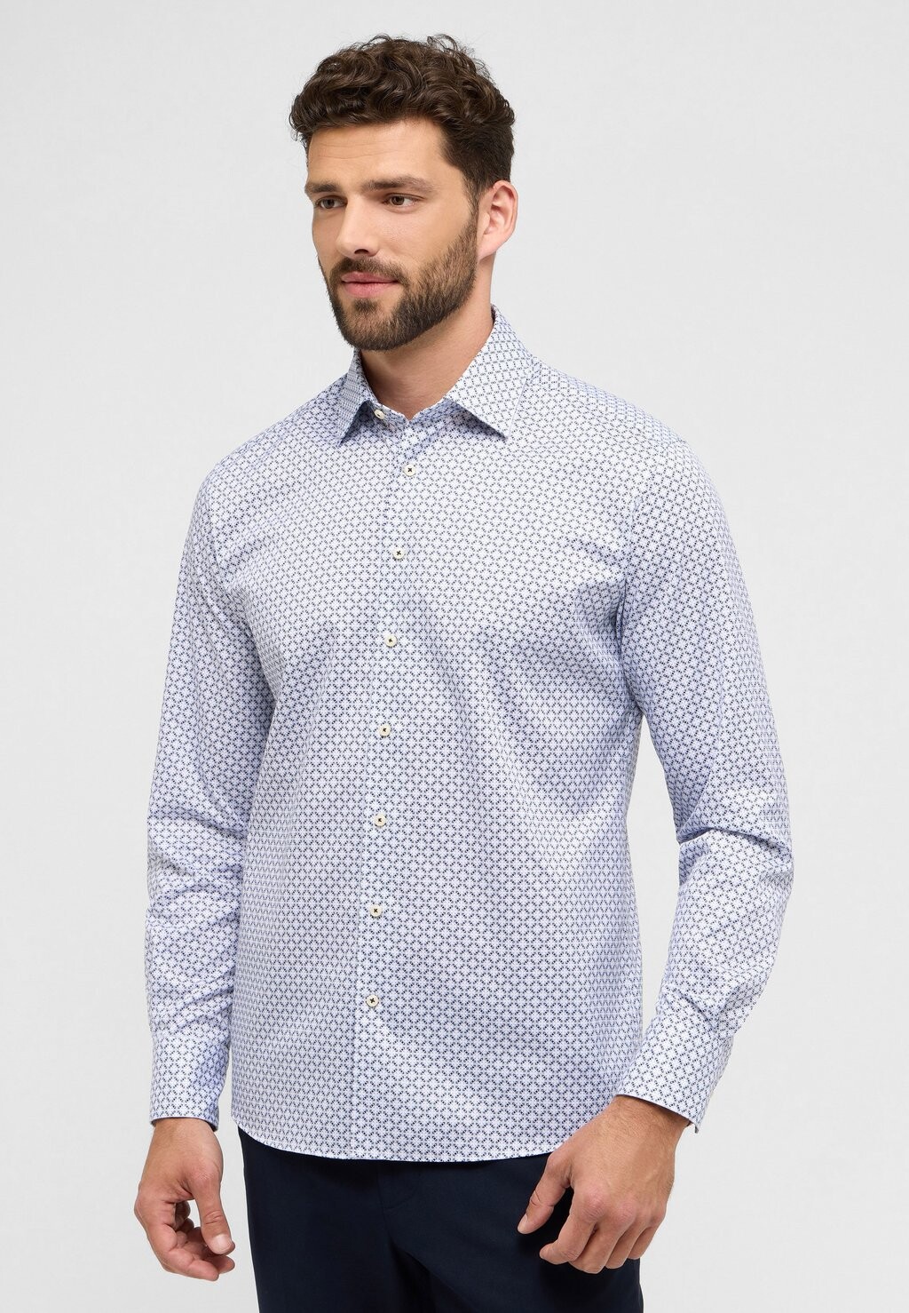 

Рубашка MODERN FIT Eterna, синий