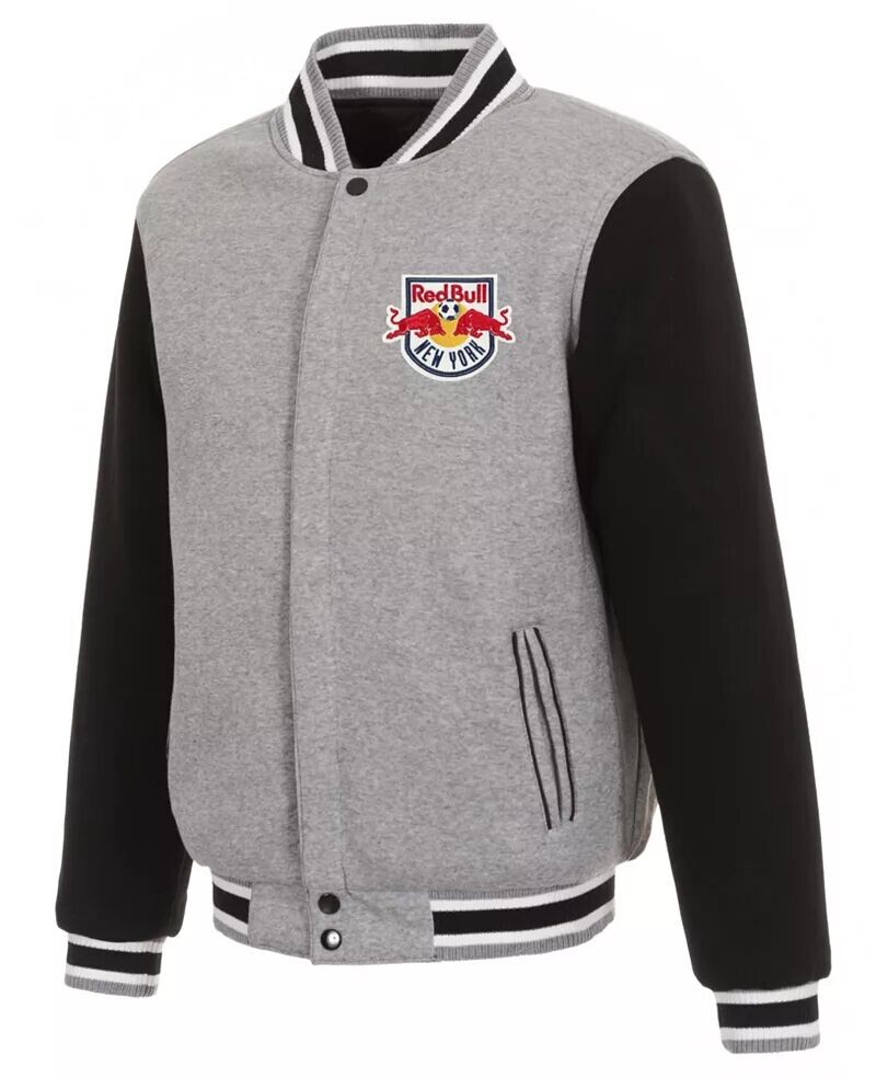 

Двусторонняя флисовая куртка Jh Design New York Red Bulls