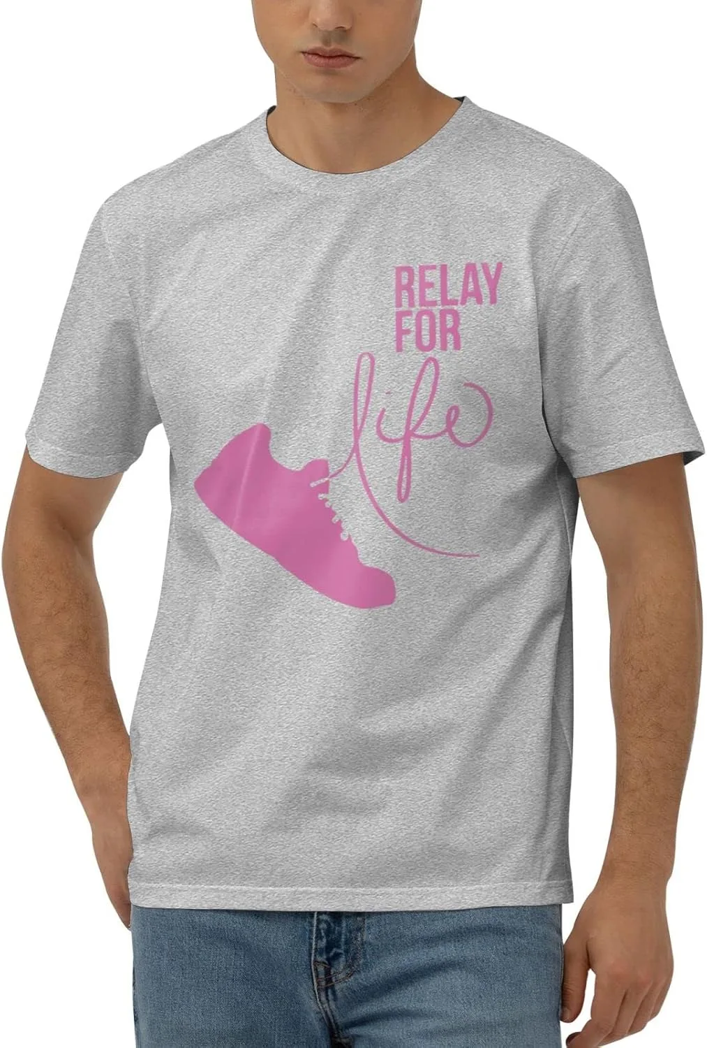 

Футболка Relay for Life Run мужская с коротким рукавом JYEXSEIZ