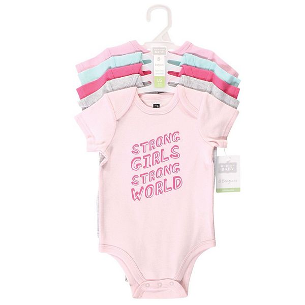 Боди для девочки из хлопка, good vibes, 3-6 месяцев Hudson Baby — фото 2