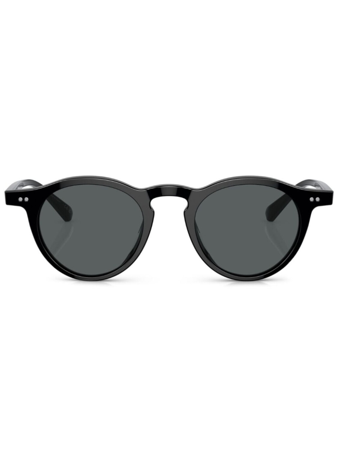 

Oliver Peoples солнцезащитные очки в круглой оправе, черный