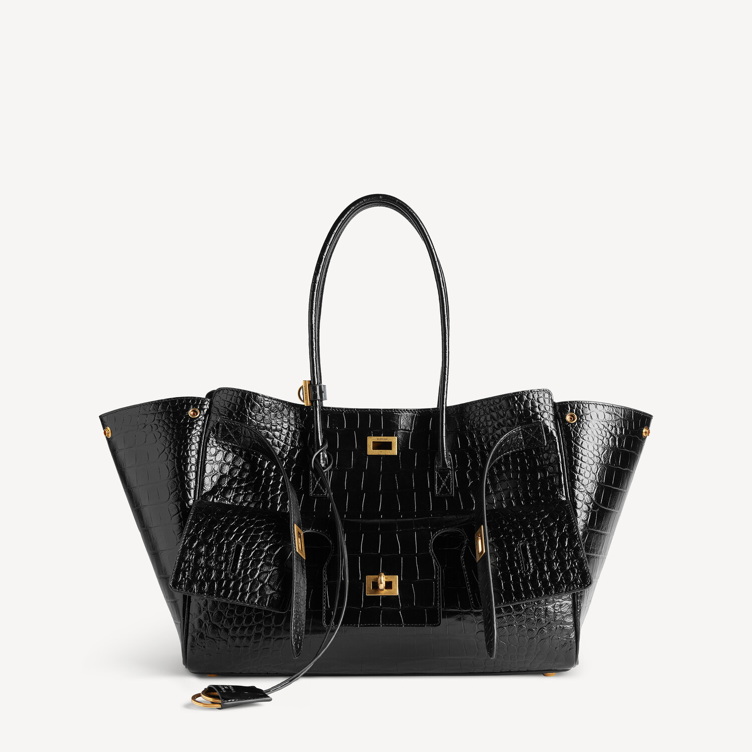 

Женская сумка bel air carry all среднего размера в черном цвете BALENCIAGA, черный