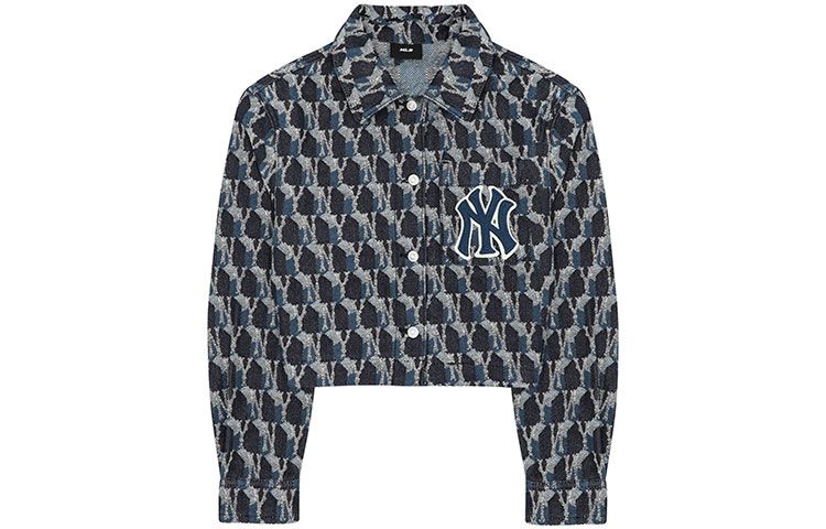 

Кроп-пальто с кубическим монограммой Женщины Navy MLB, Marine Blue, Синий, Кроп-пальто с кубическим монограммой Женщины Navy MLB, Marine Blue