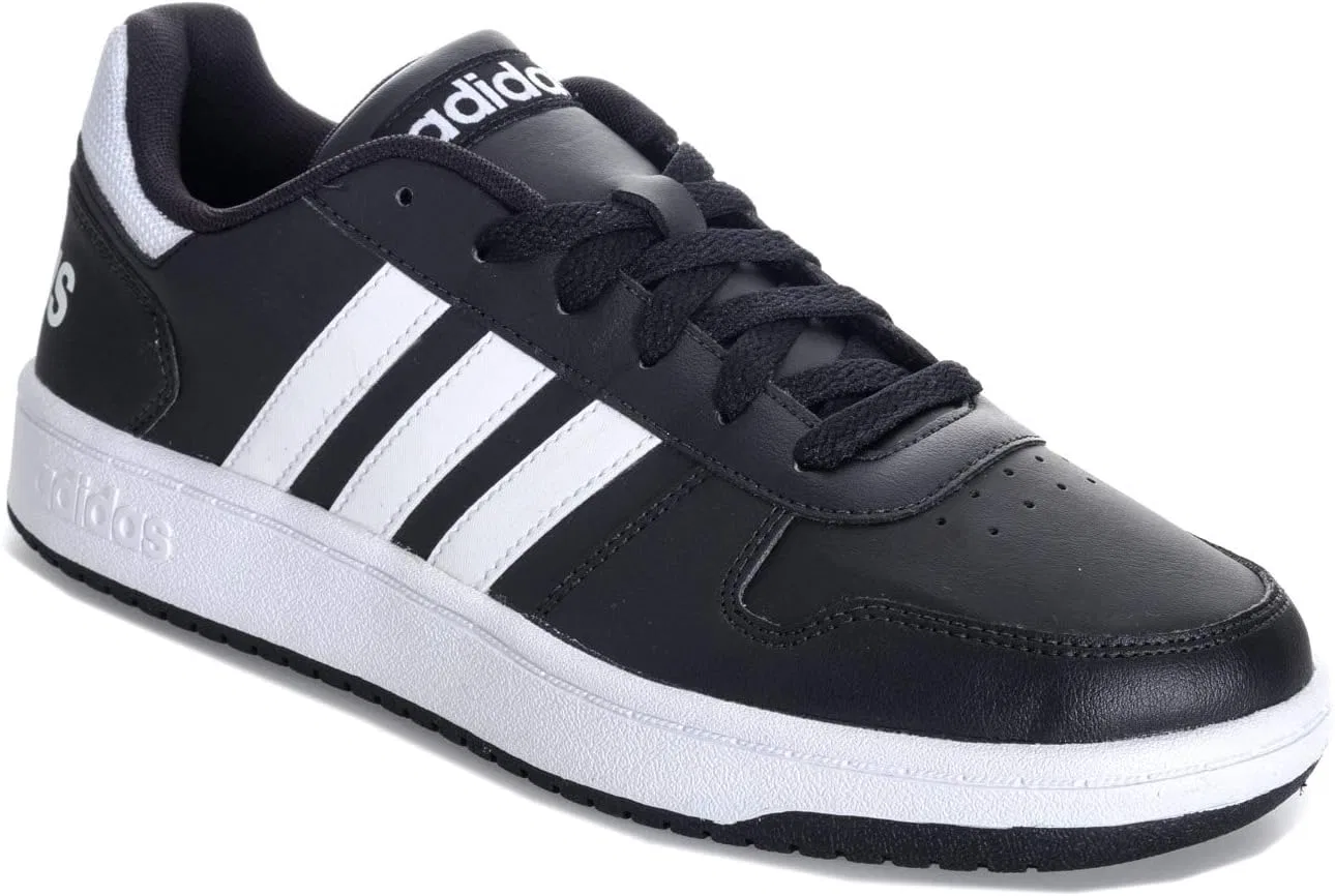 Мужские спортивные кроссовки Adidas Hoops 2.0, Black Negbas Ftwbla Ftwbla 000 — фото 3