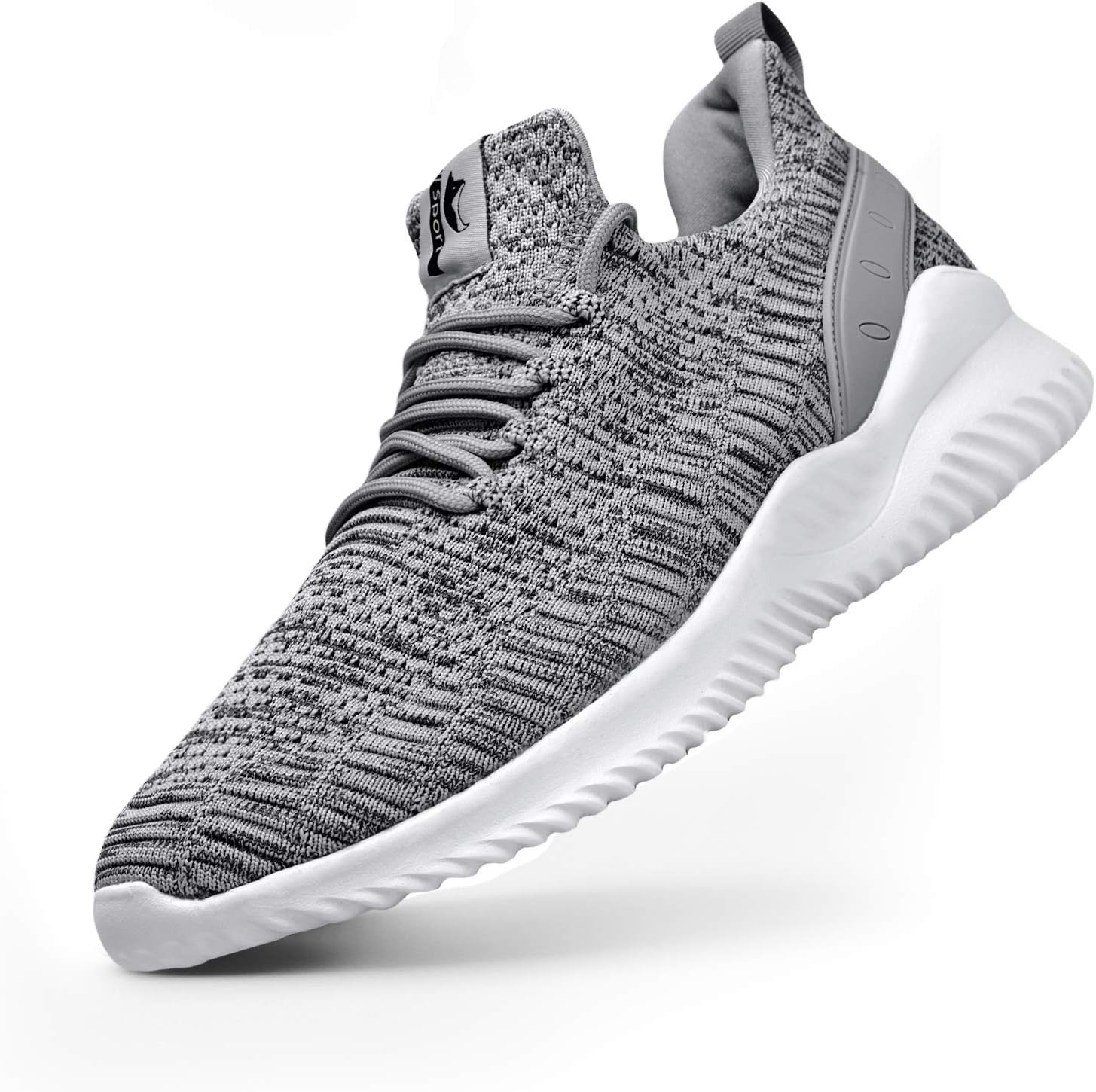 

Мужские кроссовки Rospick Slip On, прогулочные туфли для мужчин, модные легкие дышащие беговые кроссовки, спортивная обувь для тенниса, серый