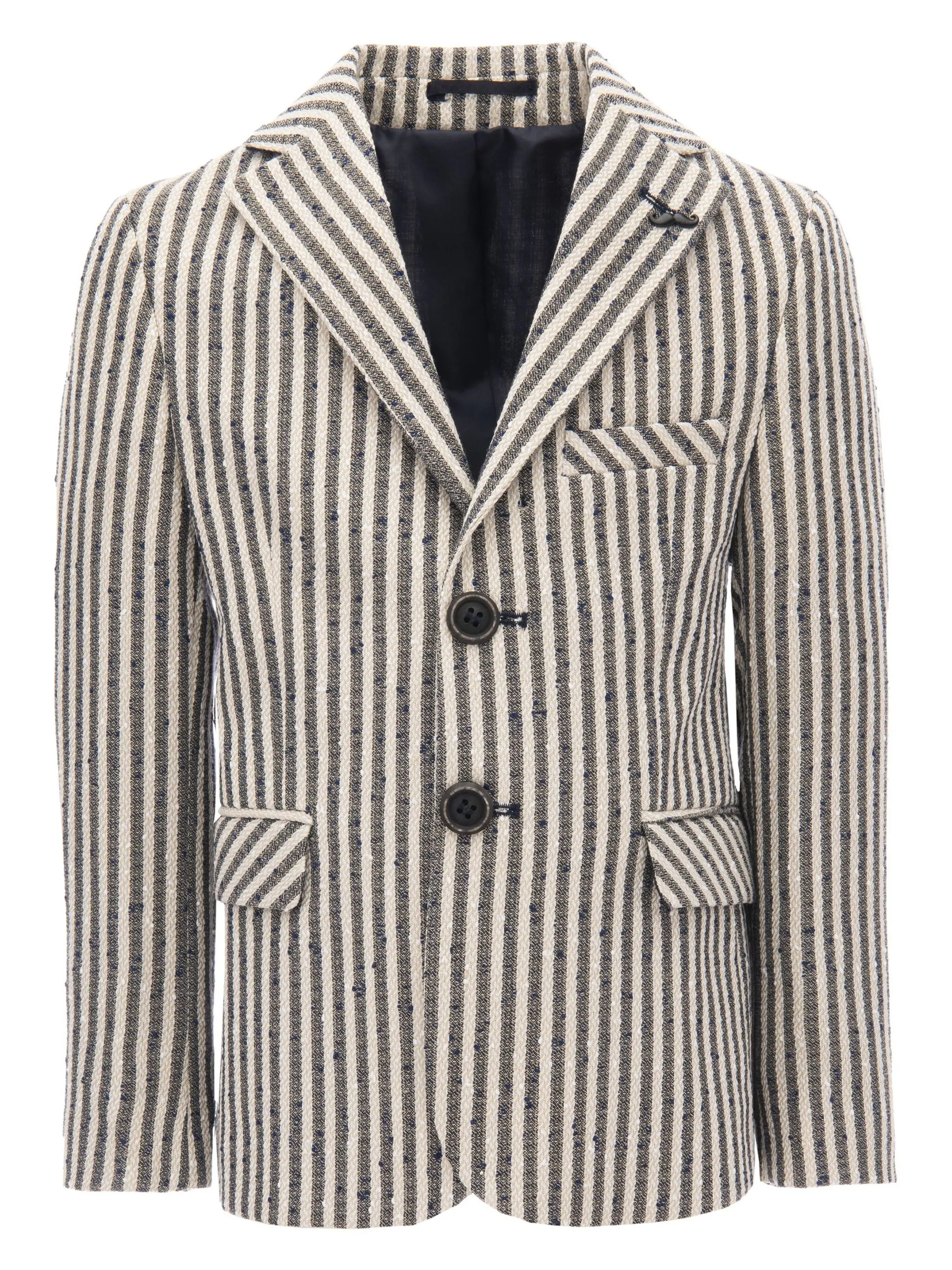 

Однобортный блейзер в полоску Moustache, синий