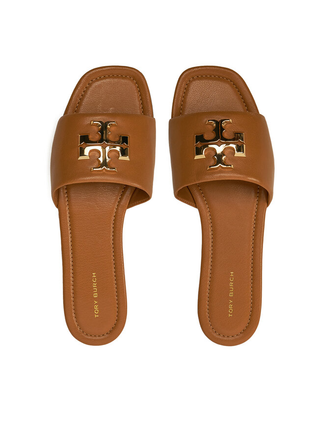 Шлепанцы Tory Burch Eleanor Slide 157966, коричневый — фото 4