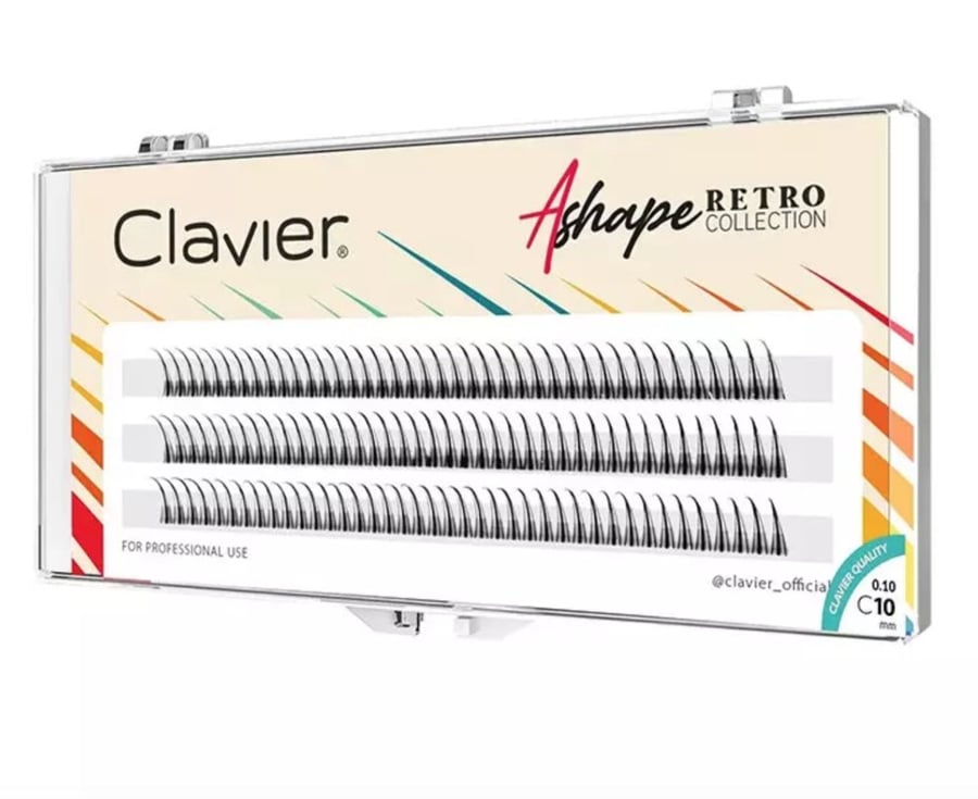 

Ресницы Clavier Ashape C 0.1,10 мм