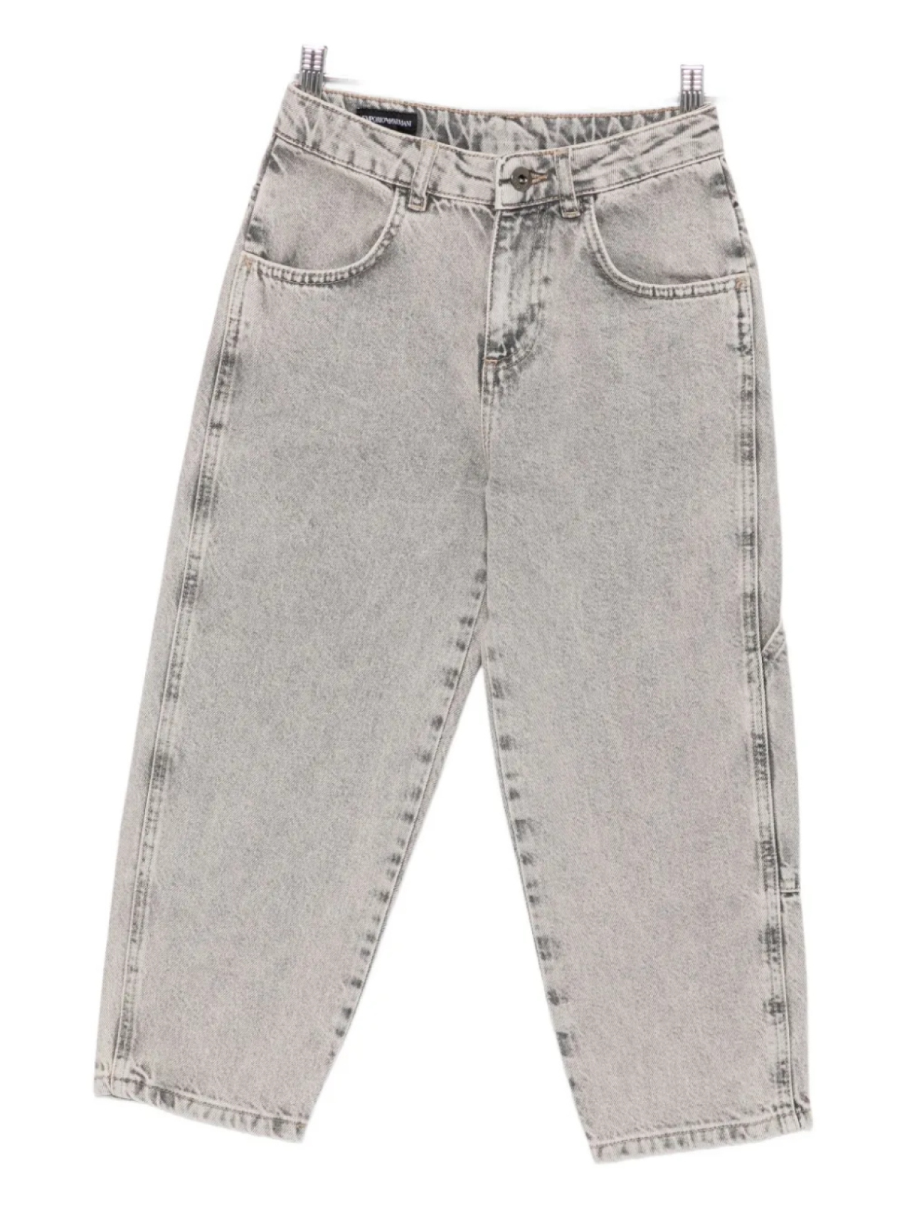 

Джинсы с пятью карманами Emporio Armani Kids, серый