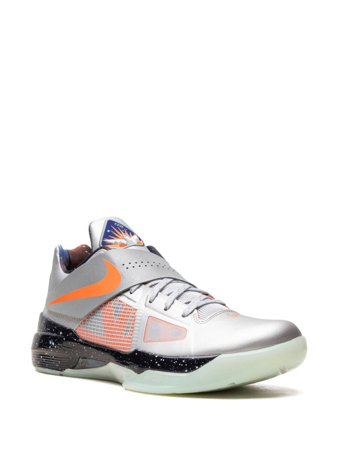 Кроссовки KD 4 Galaxy Nike, серебристый — фото 2
