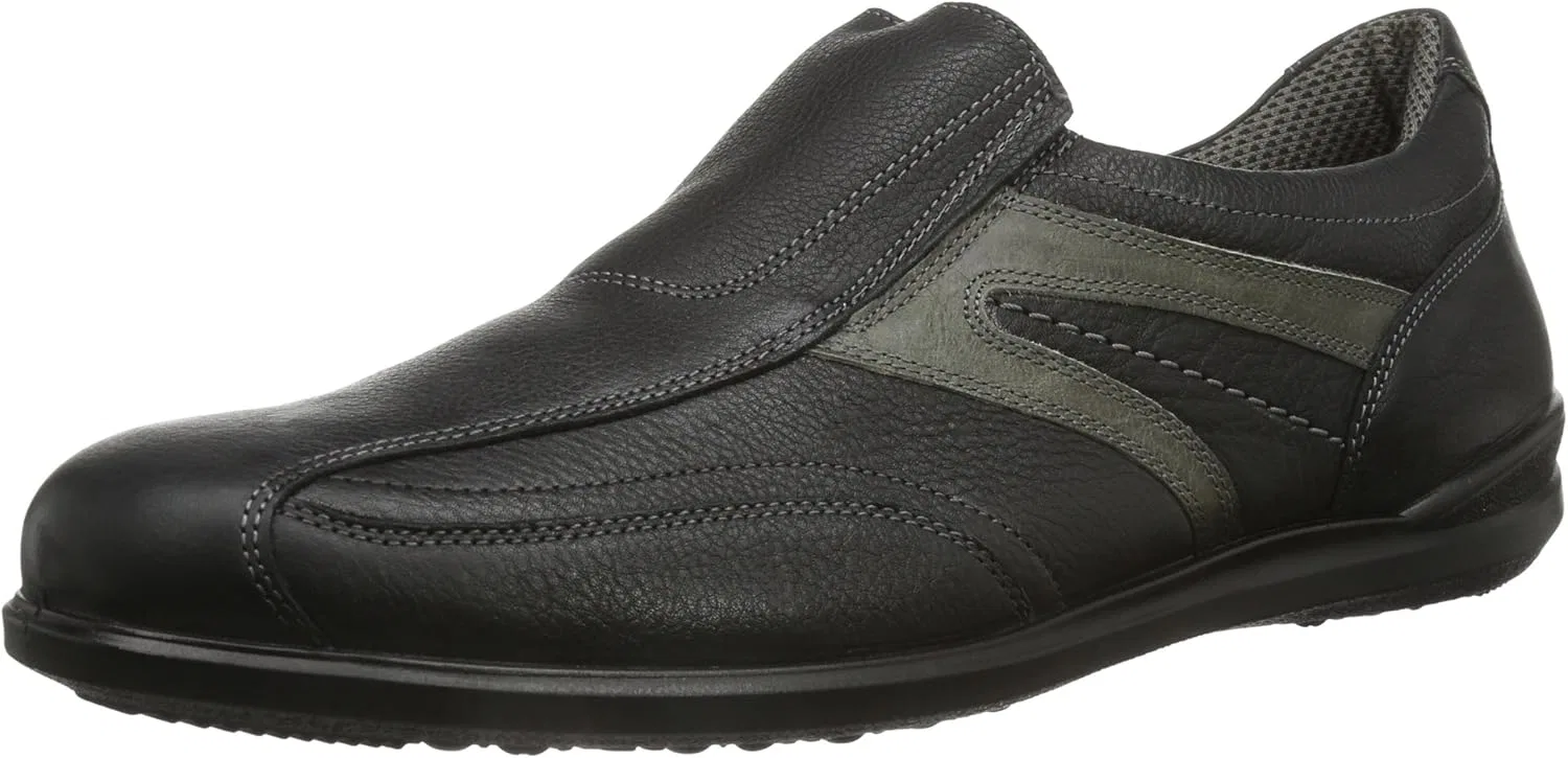 Лоферы мужские Jomos, Black Schwarz Asphalt