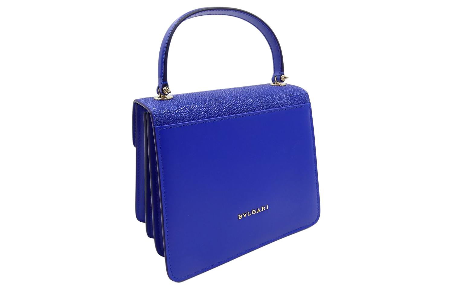 BVLGARI Сумка Serpenti Forever из кожи коровы в технике трамп — фото 4