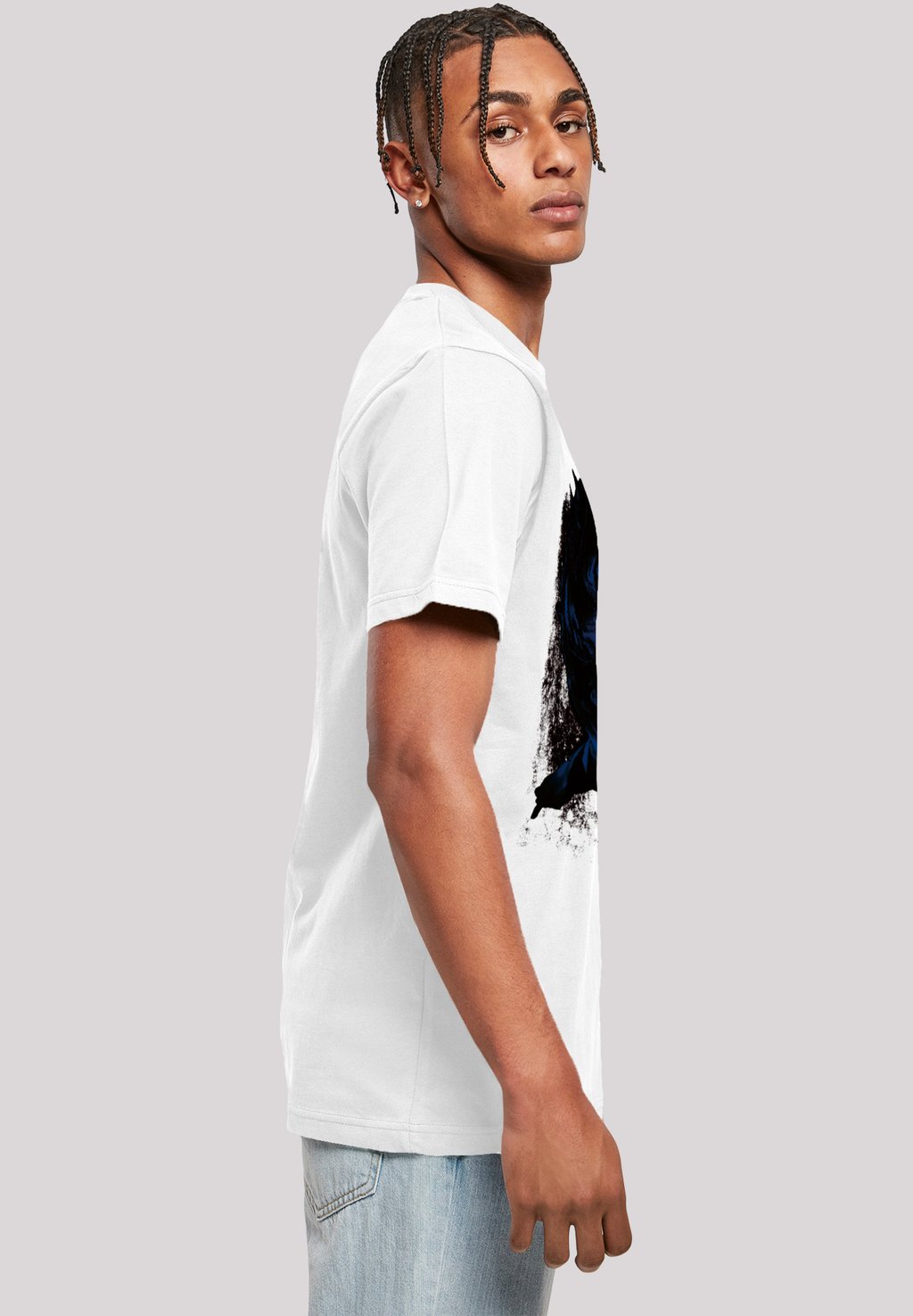 

Футболка с принтом DC COMICS BATMAN ARKHAM ASYLUM JOKER FACE TEXTURE F4NT4STIC, белый